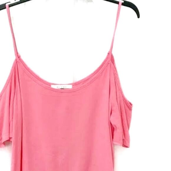 Miami Pink Cold Shoulder Boho Cami Top sz S - Picture 5 of 8